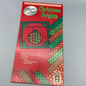 NEW Hot Off The Press Christmas Brights 5 7/8"x11" Paper Pad (12 pages)